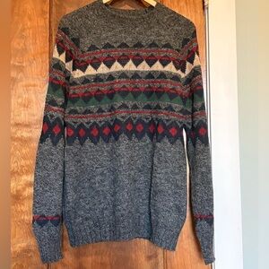 Zara Man Dark Gray Knit Sweater